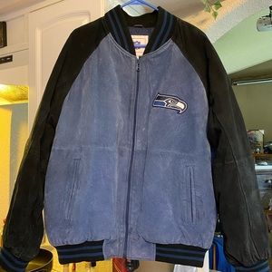 Seattle Seahawks XL Leather Suede Jacket